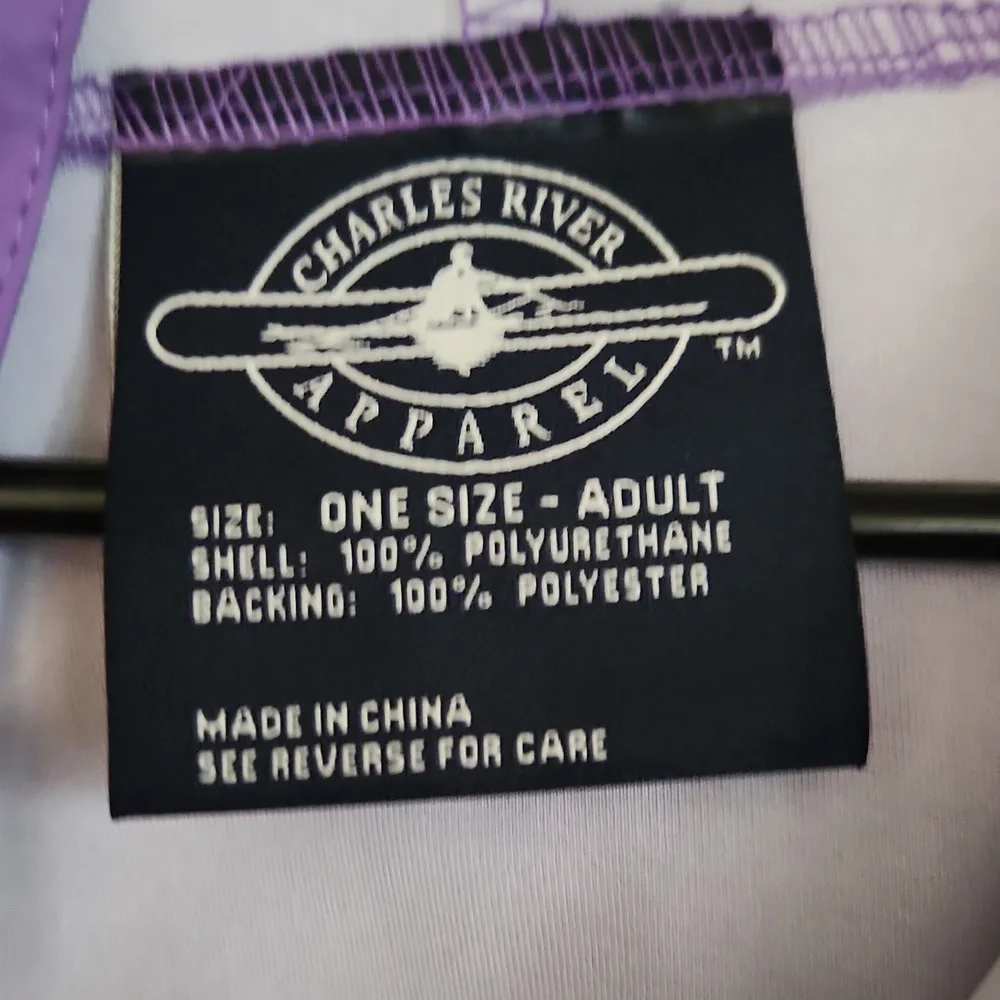 Charles River Apparel Lavender Hooded Poncho